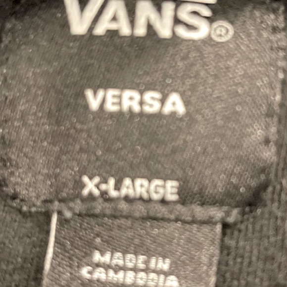 VANS • Hoodie • Black • Boys Size XLG • Great Condition - Picture 2 of 2